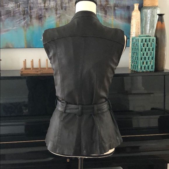 BOGO Kenneth Cole New York 100% Leather Vest - Picture 4 of 7